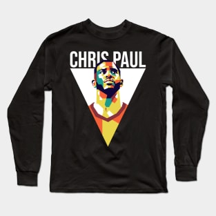 Chris Paul on WPAP Dark Long Sleeve T-Shirt